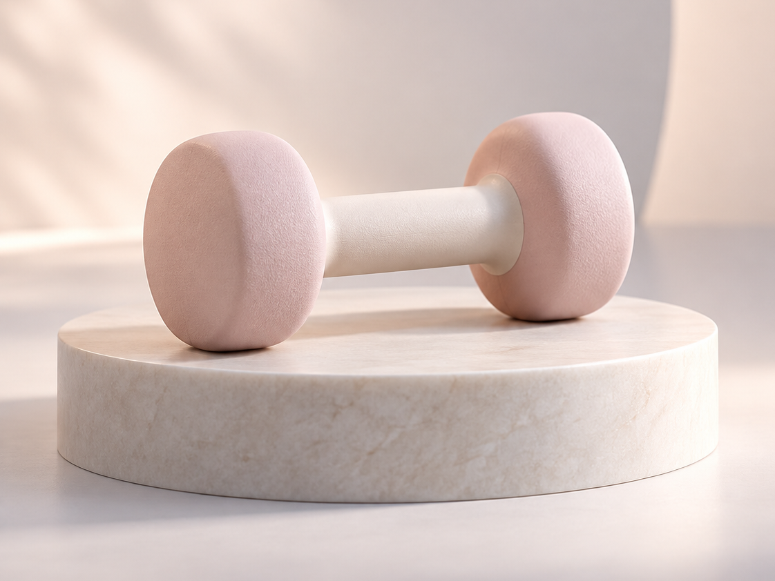 Approved light dumbbell illustration