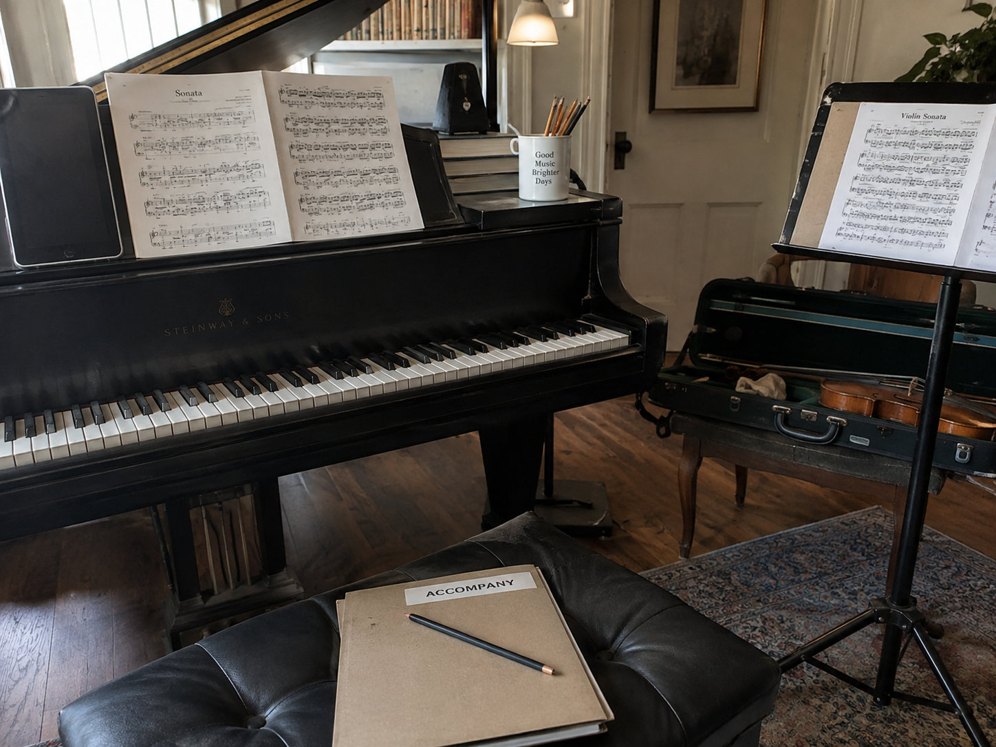 Piano and score